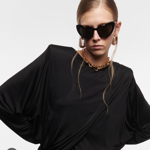 Saint Laurent New Wave Heart LouLou Sunglasses - Picture 13 of 14